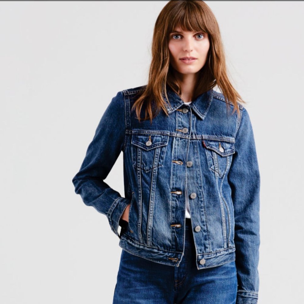 Levi's Classic Blue Denim Jean Jacket